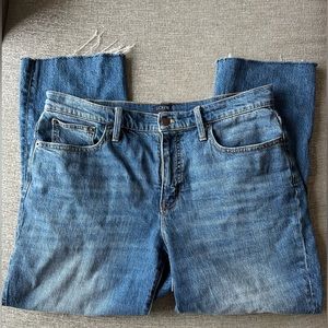 W’s J CREW Midrise cropped jeans